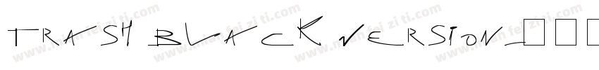 Trash Black Version字体转换